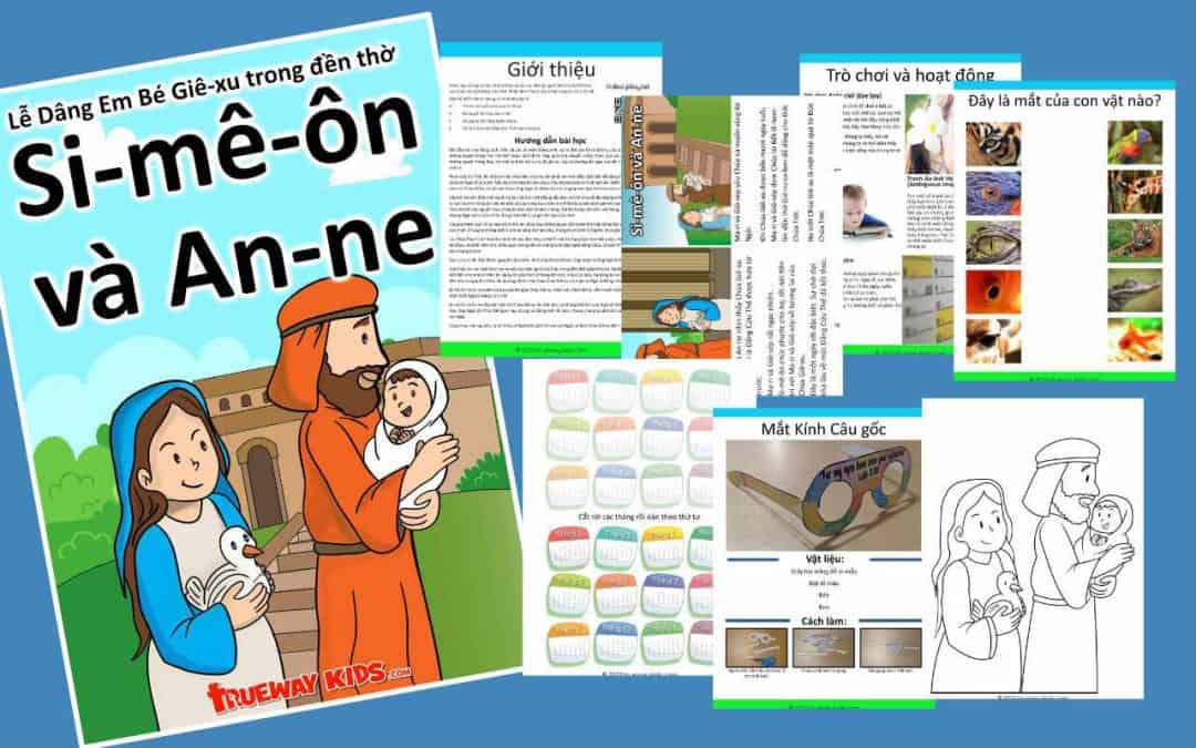 Si-mê-ôn và An-ne - Lễ Dâng Em Bé Giê-xu trong đền thờ