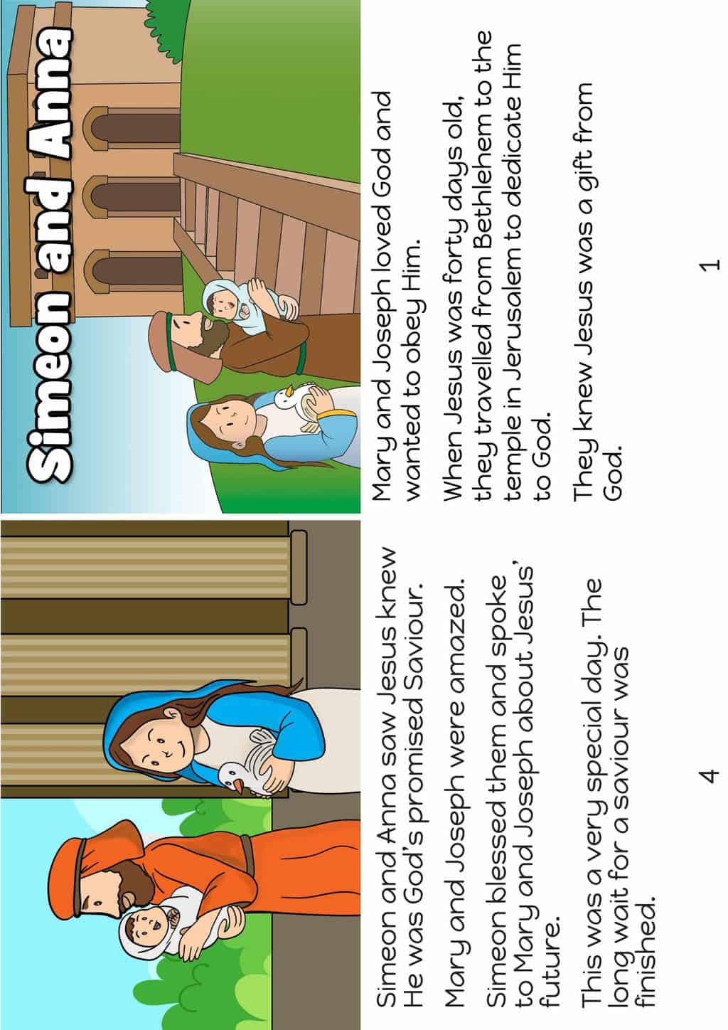 Simeon and Anna – Jesus presented in the temple - Trueway Kids