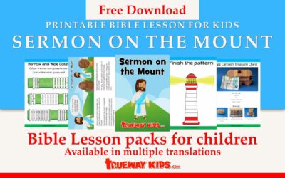 Sermon on the Mount –  Bible lesson for kids