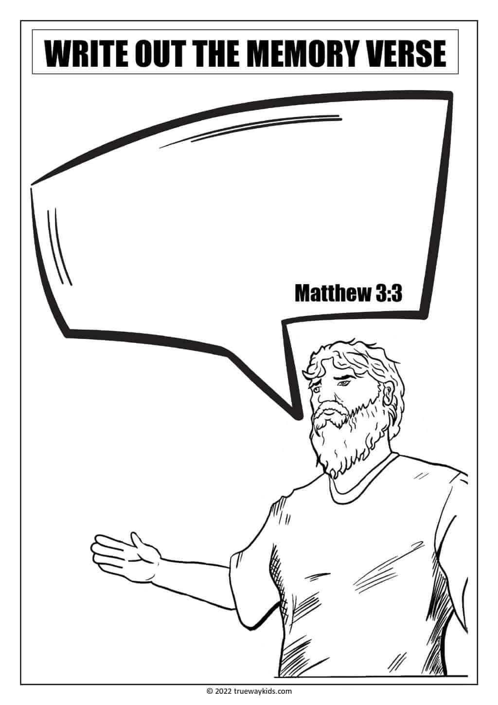 ­THE LIFE OF JOHN THE BAPTIST - TEEN BIBLE LESSON - Trueway Kids