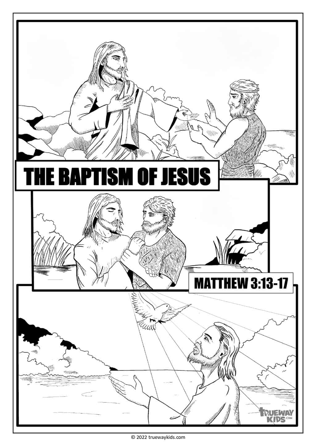 THE BAPTISM OF JESUS (MATTHEW 3:13-17) TEEN BIBLE LESSON - Trueway Kids