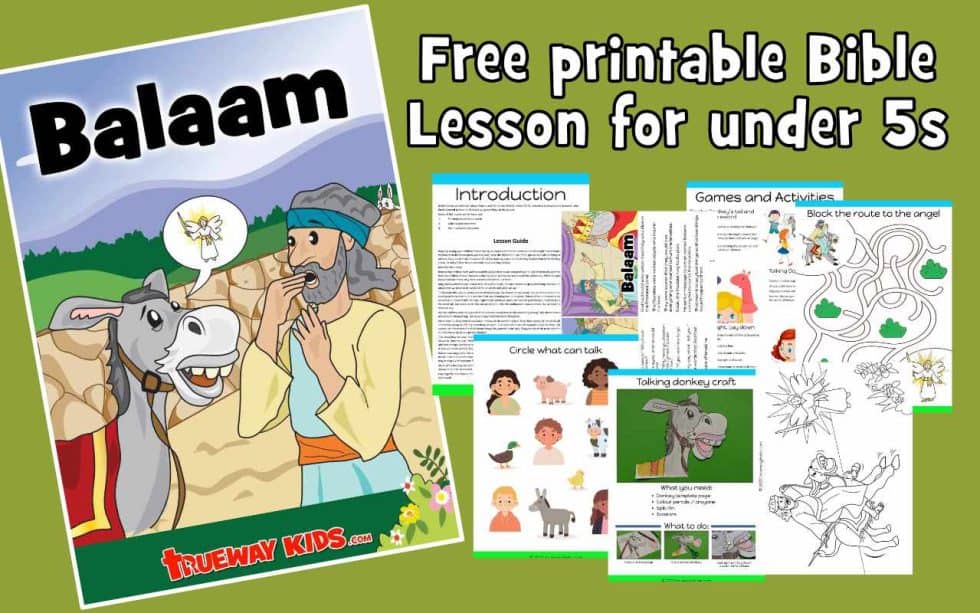 Balaam - Preschool Bible lesson - Trueway Kids