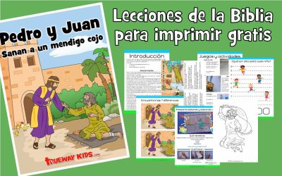 Pedro y Juan sanan a un mendigo cojo