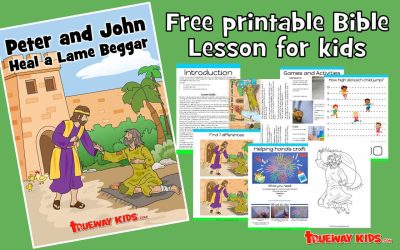 Peter and John Heal a Lame Beggar