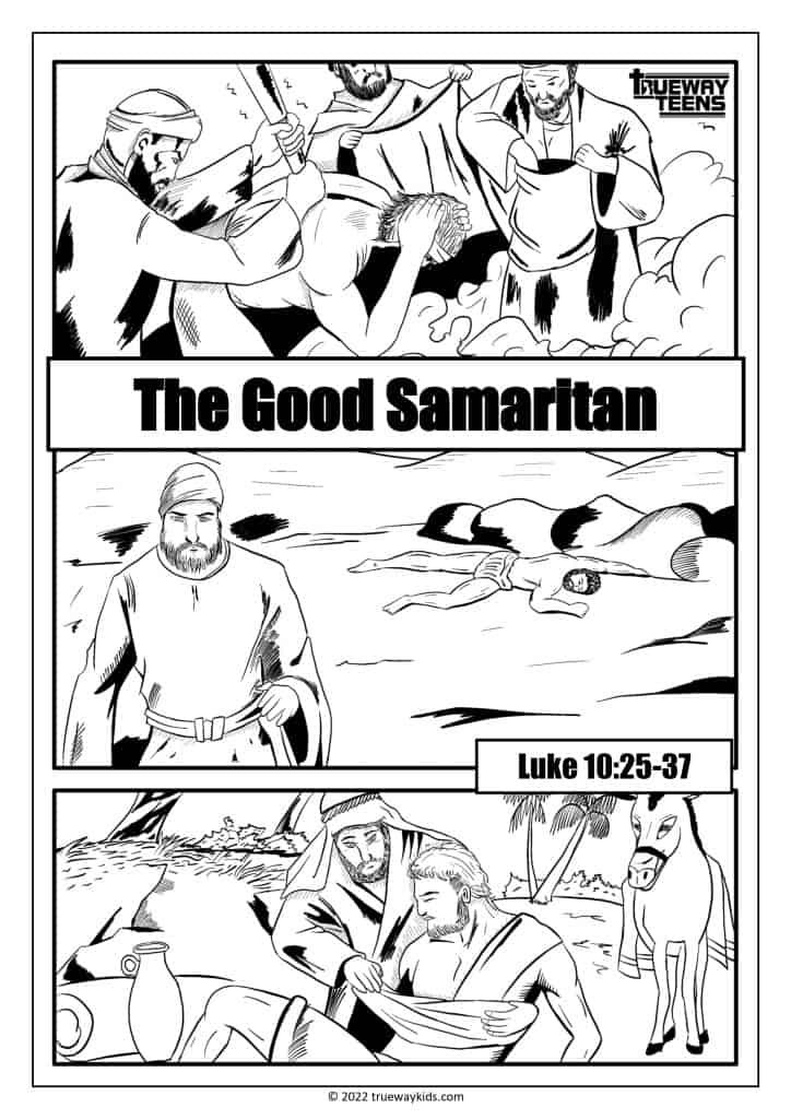 THE PARABLE OF THE GOOD SAMARITAN - LUKE 10:25-37 (Teen Bible lesson ...