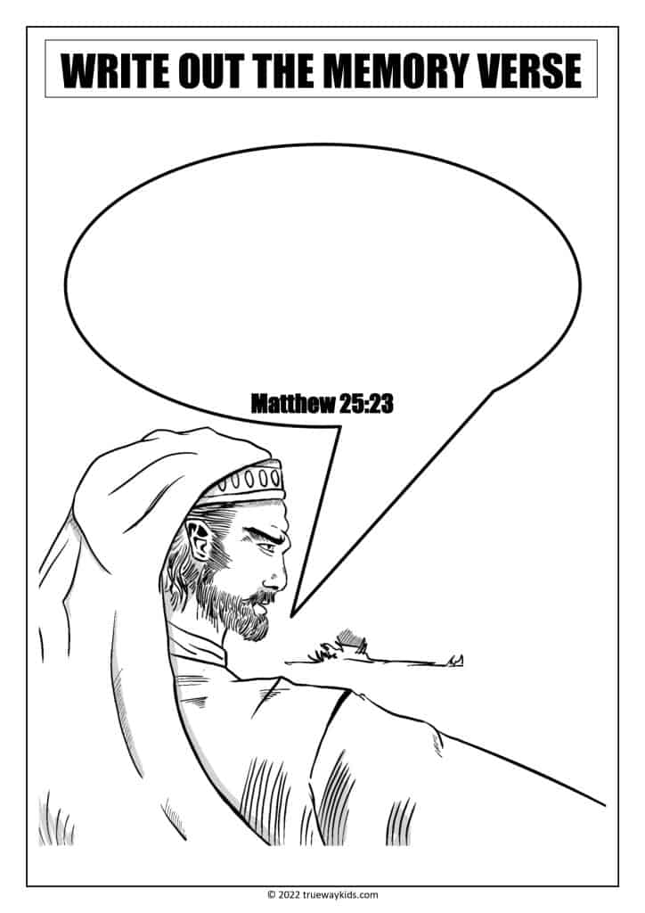 Matthew 25 23 Sermon