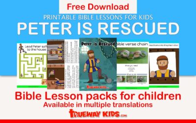 Peter is Rescued – Bible lesson for kids