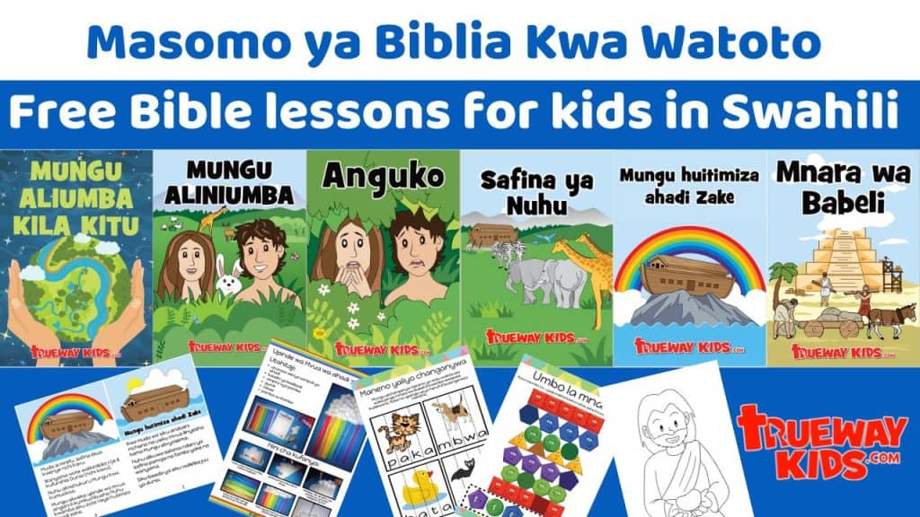 Free Bible lessons for kids in Swahili