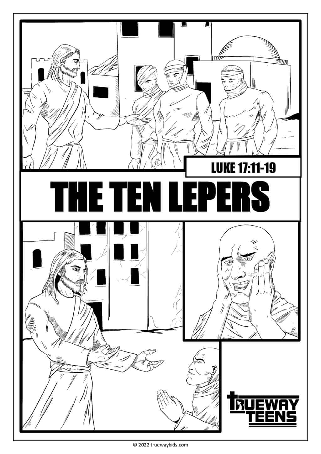 THE TEN LEPERS - Luke 17:11-19 (Bible Lesson For Teens) - Trueway Kids