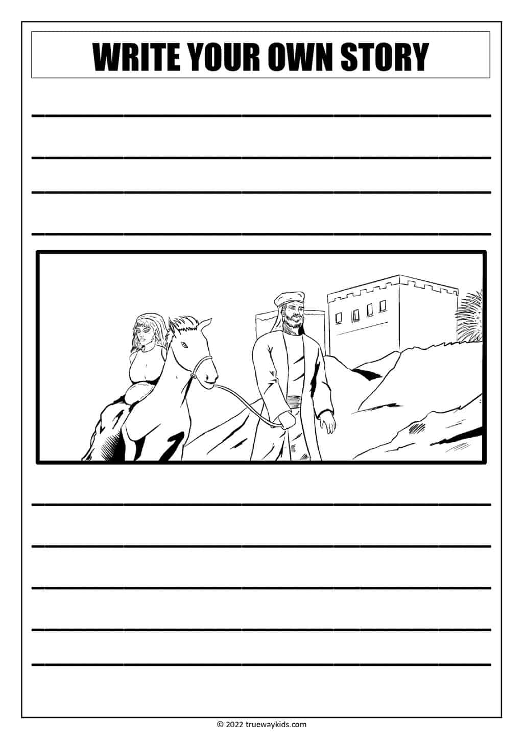 JESUS IS BORN LUKE 217 (Bible lesson for Teens) Trueway Kids