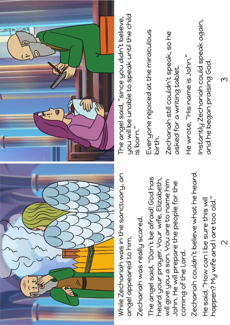 Zechariah and The Birth of John the Baptist - Trueway Kids