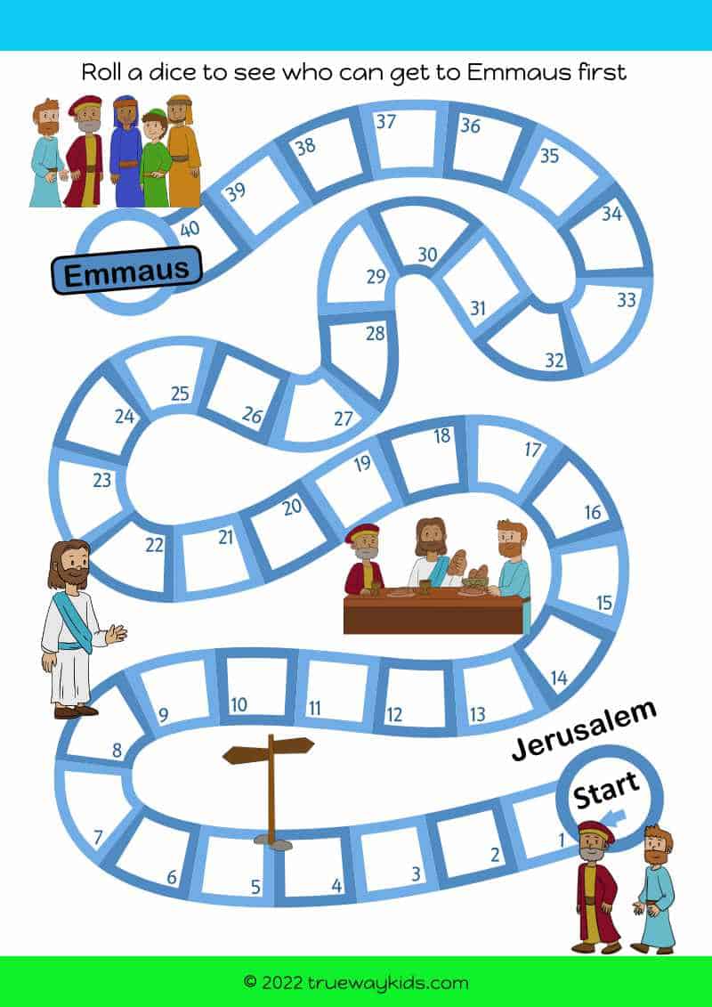 The Road to Emmaus - Bible lesson for kids - Trueway Kids