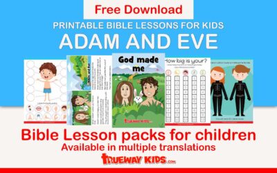 Adam and Eve (God made me) -Bible lesson for kids