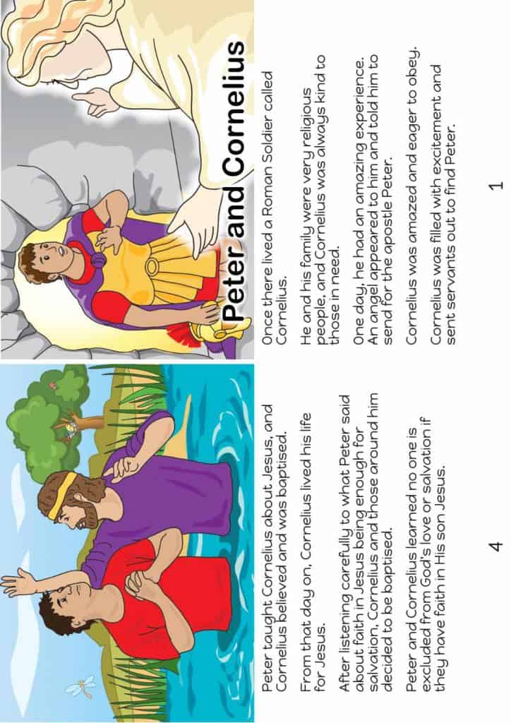 Looking for a Bible lesson for kids? Check out these Peter and Cornelius Bible story pages for kids complete with pictures and activities! Perfect for home or church use, these pages will help you teach kids about the Bible in an engaging way.