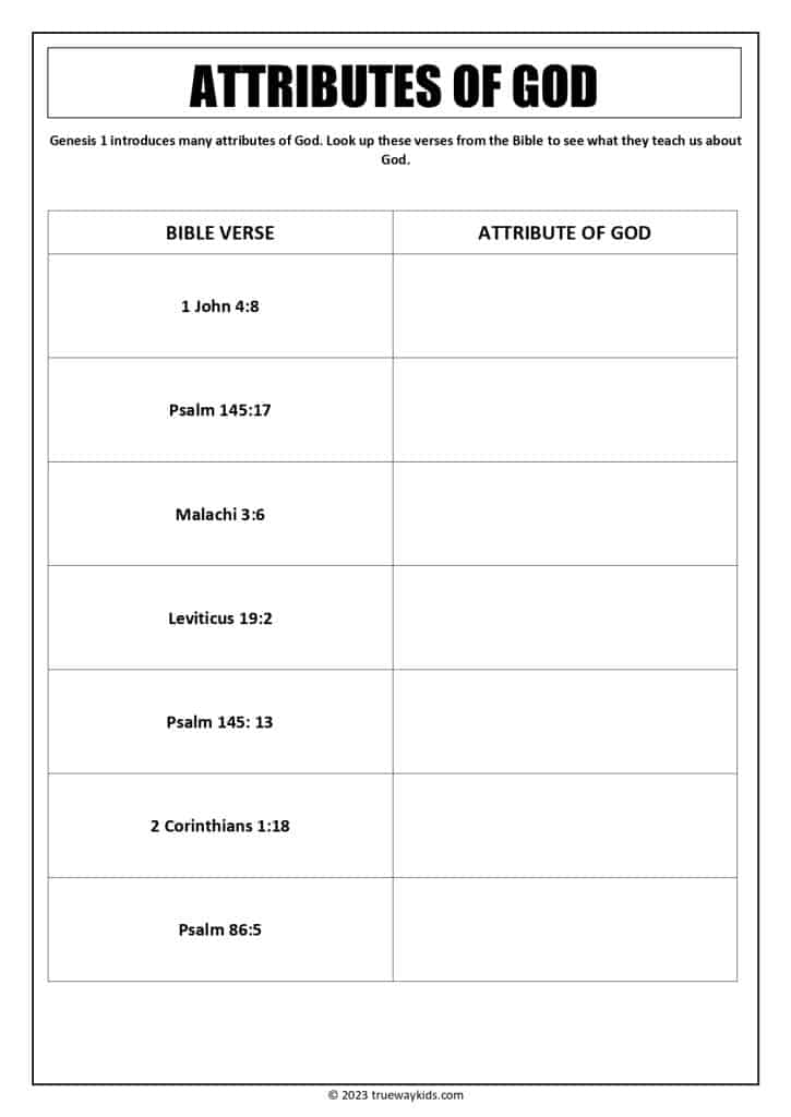 CREATION - GENESIS 1 (Teen Bible lesson) - Trueway Kids