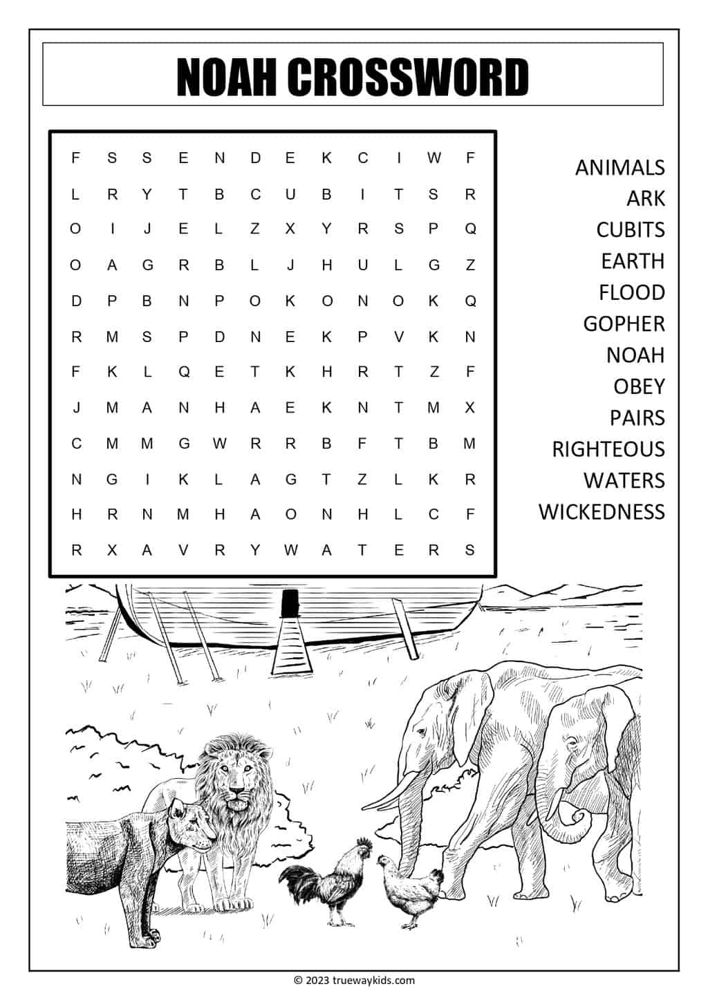 Noah's Ark - Genesis 6-7 (Teen Bible lesson) - Trueway Kids