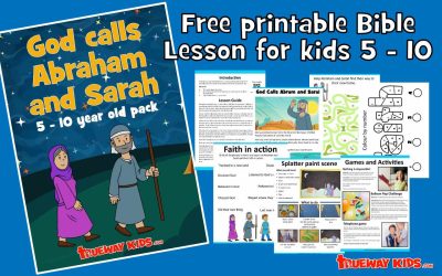 God Calls Abram And Sarai (5-10 year old pack)