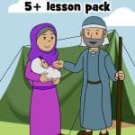 Looking for a fun and easy way to teach your kids about Isaac's birth? Check out this free printable Isaac is Born Bible lesson pack for 5-10 year olds. Includes worksheets, study notes, games and more!