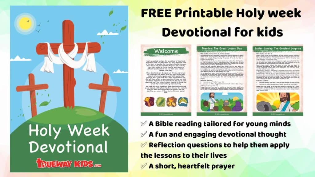Holy Week Devotionals for kids