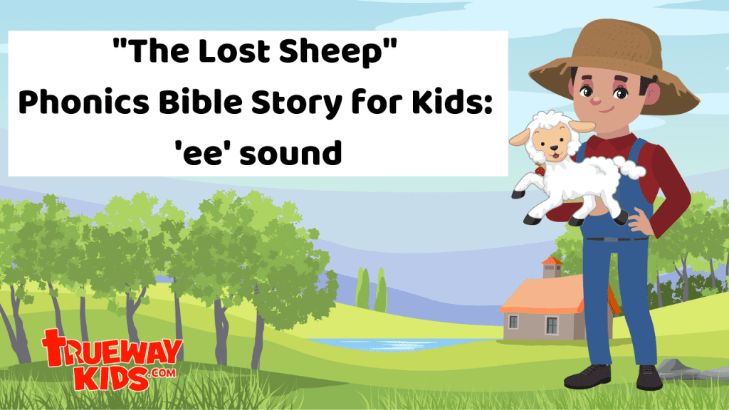 Discover a heartwarming and educational Bible story for kids based on Jesus' parable of the lost sheep. Help your child learn new words with the 'ee' phonic sound through fun and interactive flashcards, and download a printable version of the story and flashcards to continue practicing reading skills at home. Watch the video now and experience the amazing love of Jesus.