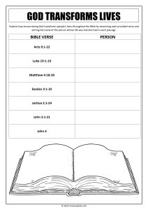 Jacob - Genesis 25-50 (Bible lesson for teens) - Trueway Kids