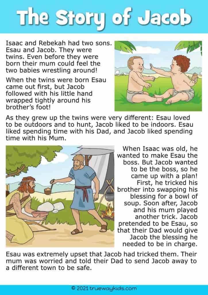 Jacob (5-10 Year Old Bible Lesson Pack) - Trueway Kids