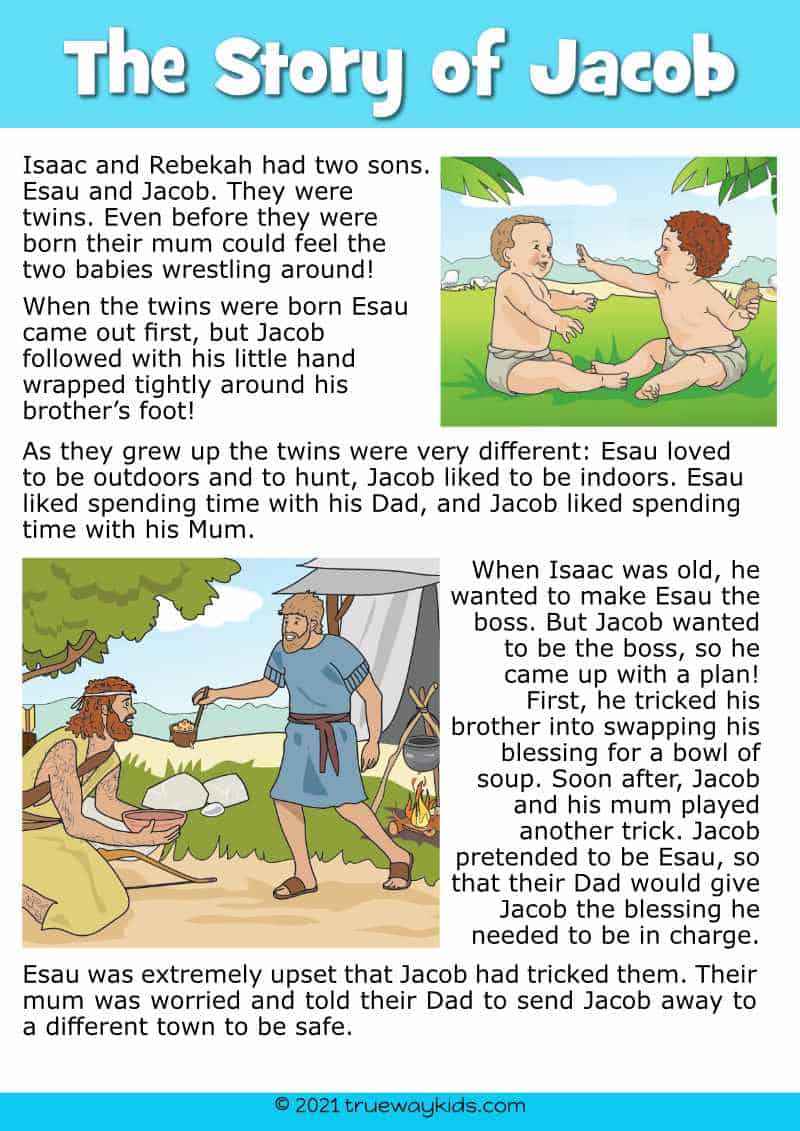 Jacob (5-10 year old Bible lesson pack) - Trueway Kids