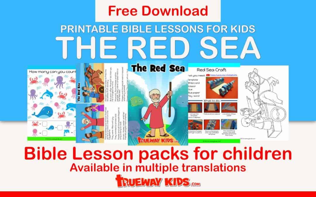 The Red Sea Bible lessons for kids. Learn about God making a way. Games, Crafts, Activities, songs, lesson, worksheets and more.