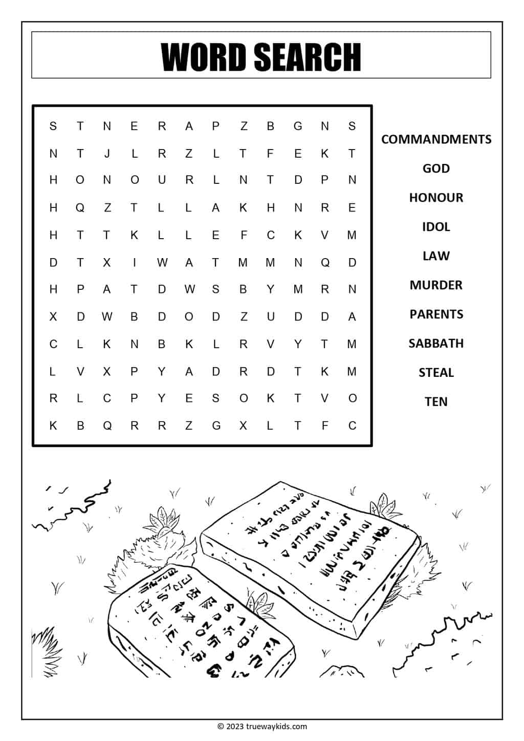 The Ten Commandments - Exodus 19 - 20 (Bible lesson for teens ...