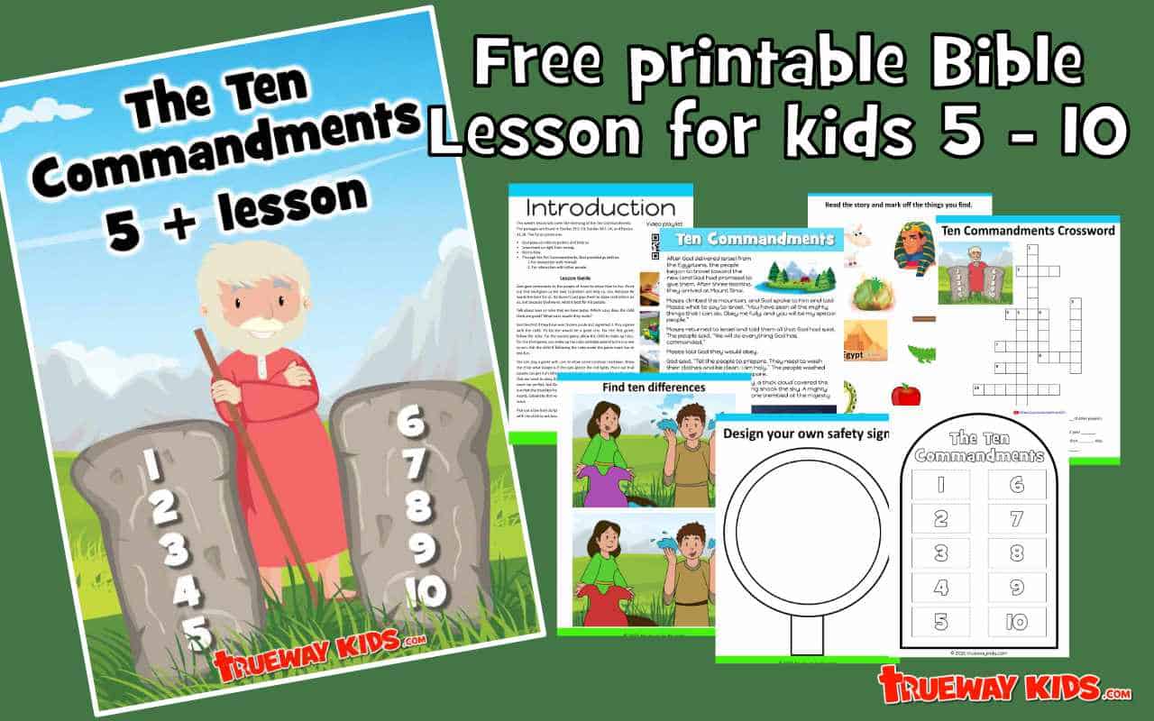 bible study for kids ten commandments