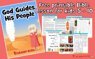 God guides His people – (5-10 year old Bible lesson pack)