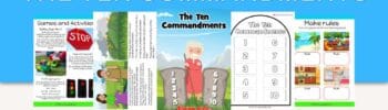 Download free printable Bible lesson packs for kids on the Ten Commandments from Trueway Kids. Designed for multiple age groups and available in various translations, these engaging resources include crafts, games, and worksheets to help children learn God’s Word.