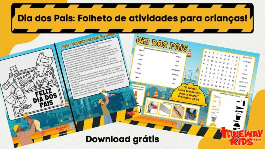 Dia dos Pais: Folheto de atividades para crianças!