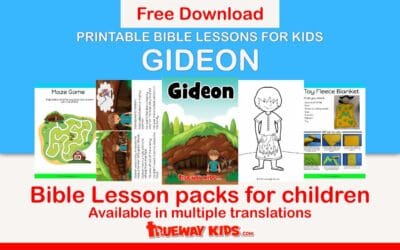 Gideon’s calling – Free Bible lesson for kids