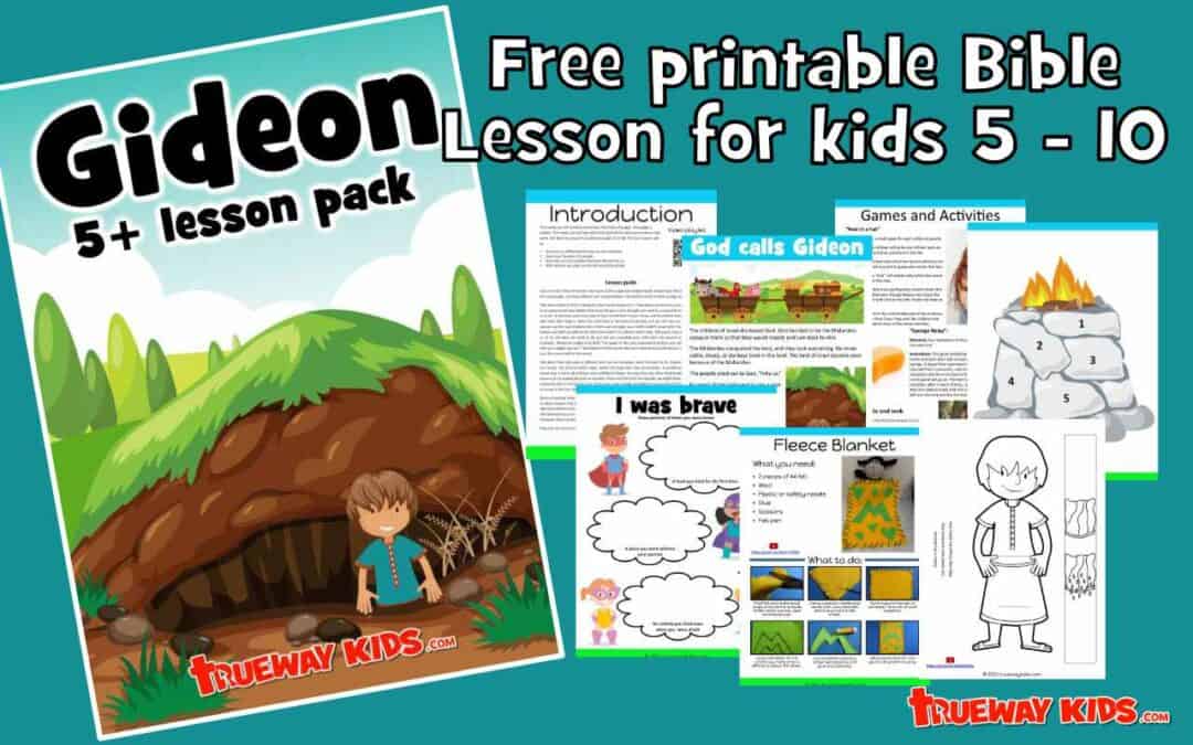 Gideon (5-10 year old Bible lesson pack) - Trueway Kids