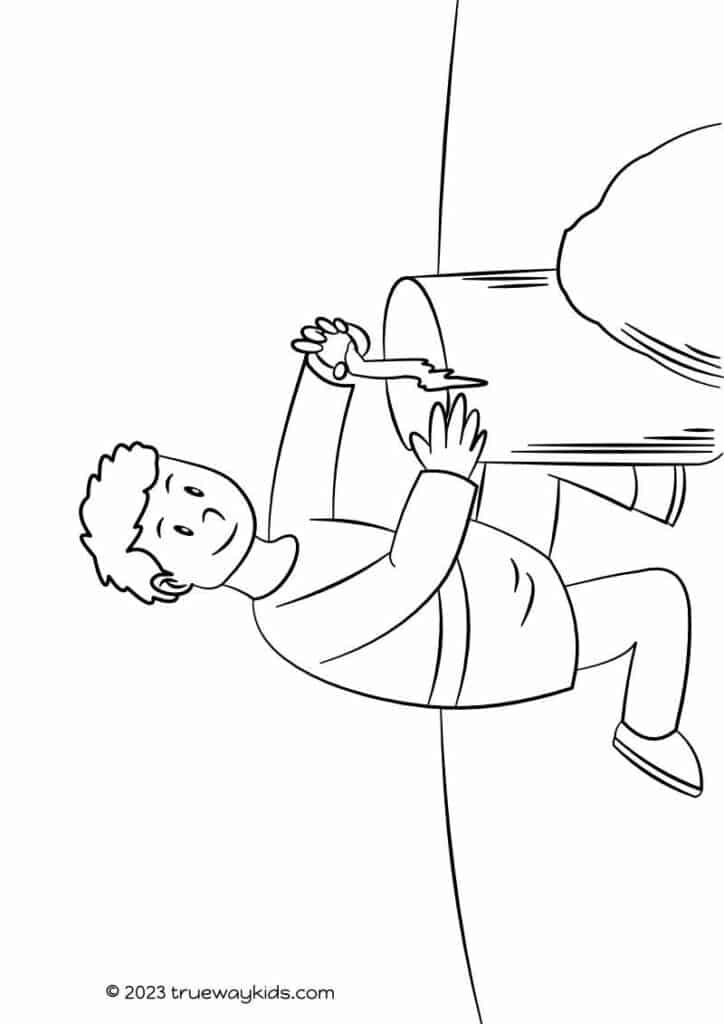 Jacob at Bethel - coloring page for kids