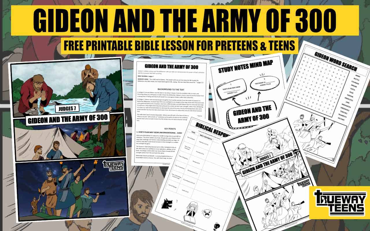 Gideon and the Army of 300 - Bible lesson for teens - Trueway Kids