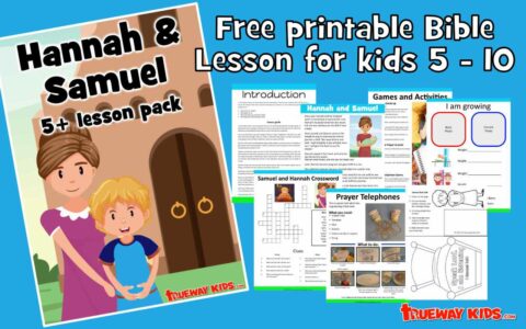 Hannah and Samuel - (5-10 year old Bible lesson pack) - Trueway Kids