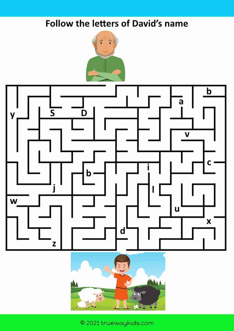 Samuel Anoints David (510 year old Bible lesson pack) Trueway Kids