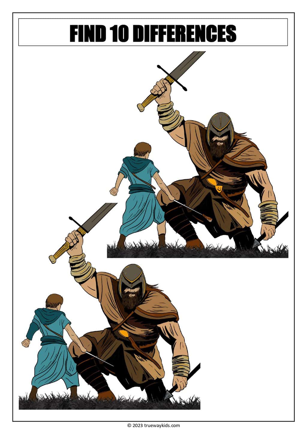 David And Goliath - 1 Samuel 17 (Bible Lessons For Teens) - Trueway Kids