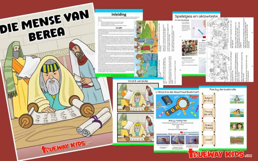 Gratis drukbare Bybellesse: Die Mense van Berea