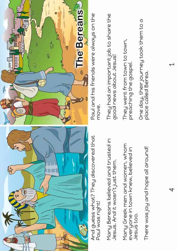 The Bereans - Bible lesson for kids - Trueway Kids