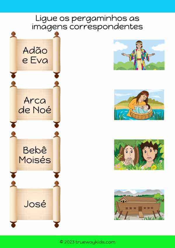 Os Bereanos - Atividades Imprimíveis - Trueway Kids