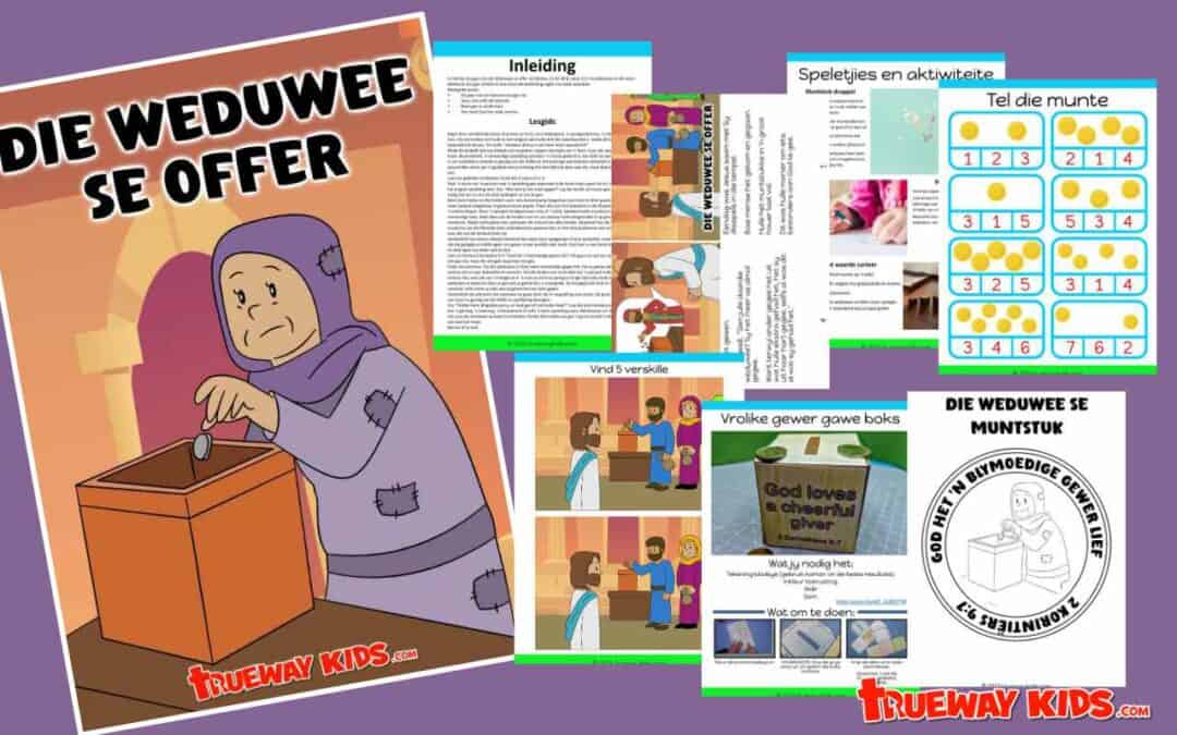 Die weduwee se offer - Bybellesse vir kinders