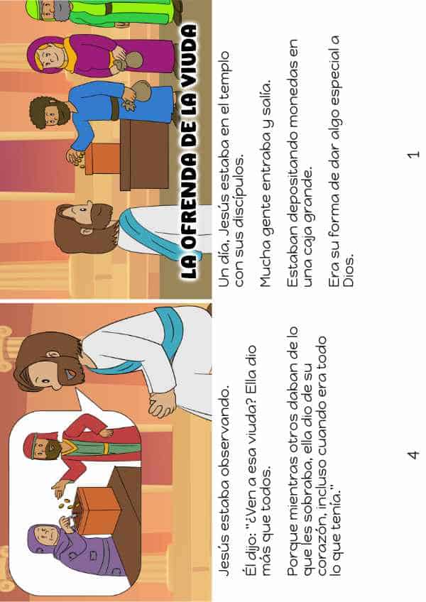 La Ofrenda de la Viuda - Historia bíblica para niños