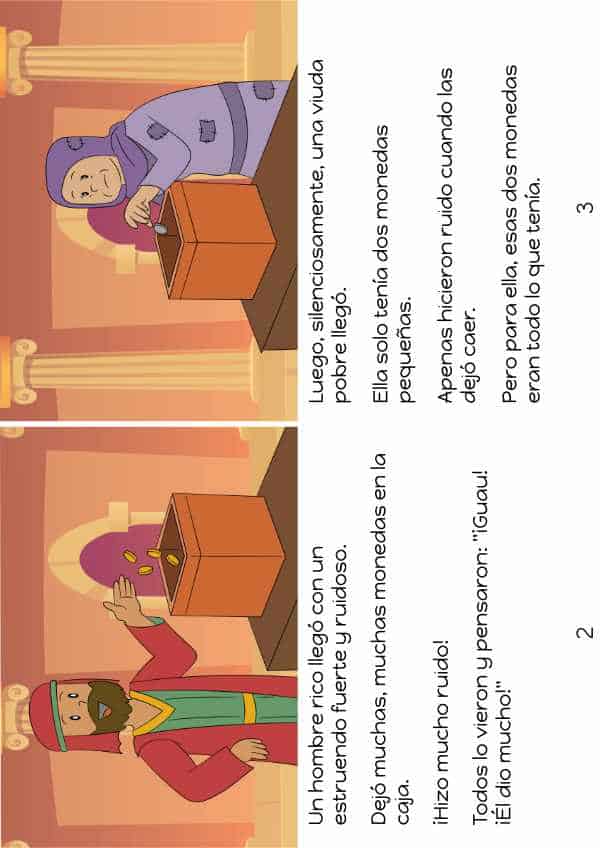 La Ofrenda de la Viuda - Historia bíblica para niños