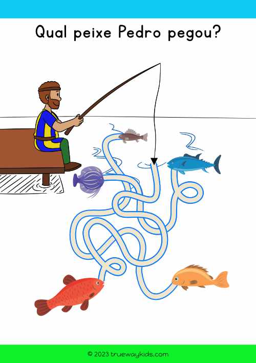 A Moeda na Boca do Peixe - Atividades Imprimíveis