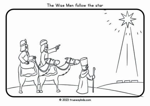 Free Christmas Bible Coloring Pages for Kids - Trueway Kids