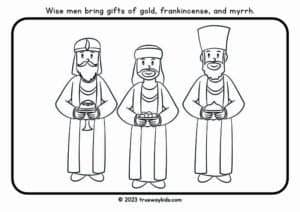 Free Christmas Bible Coloring Pages for Kids - Trueway Kids
