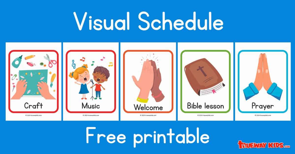 Jadwal visual yang mudah digunakan trueway kids
